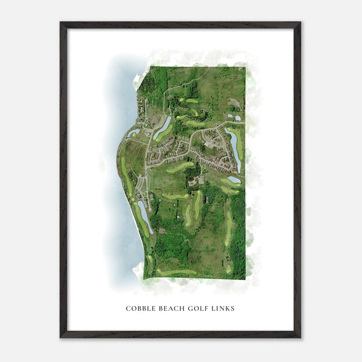 Print of Cobble Beach Golf Links Classic Map