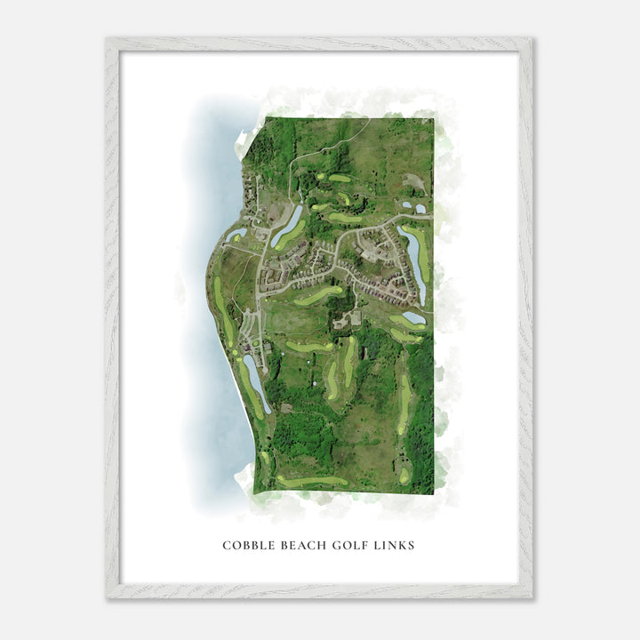 Print of Cobble Beach Golf Links Classic Map