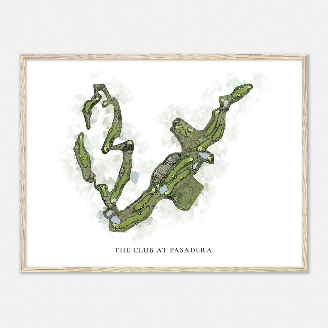 Print of The Club At Pasadera Classic Map