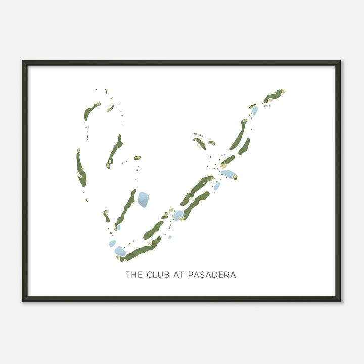 Print of The Club At Pasadera Modern Map