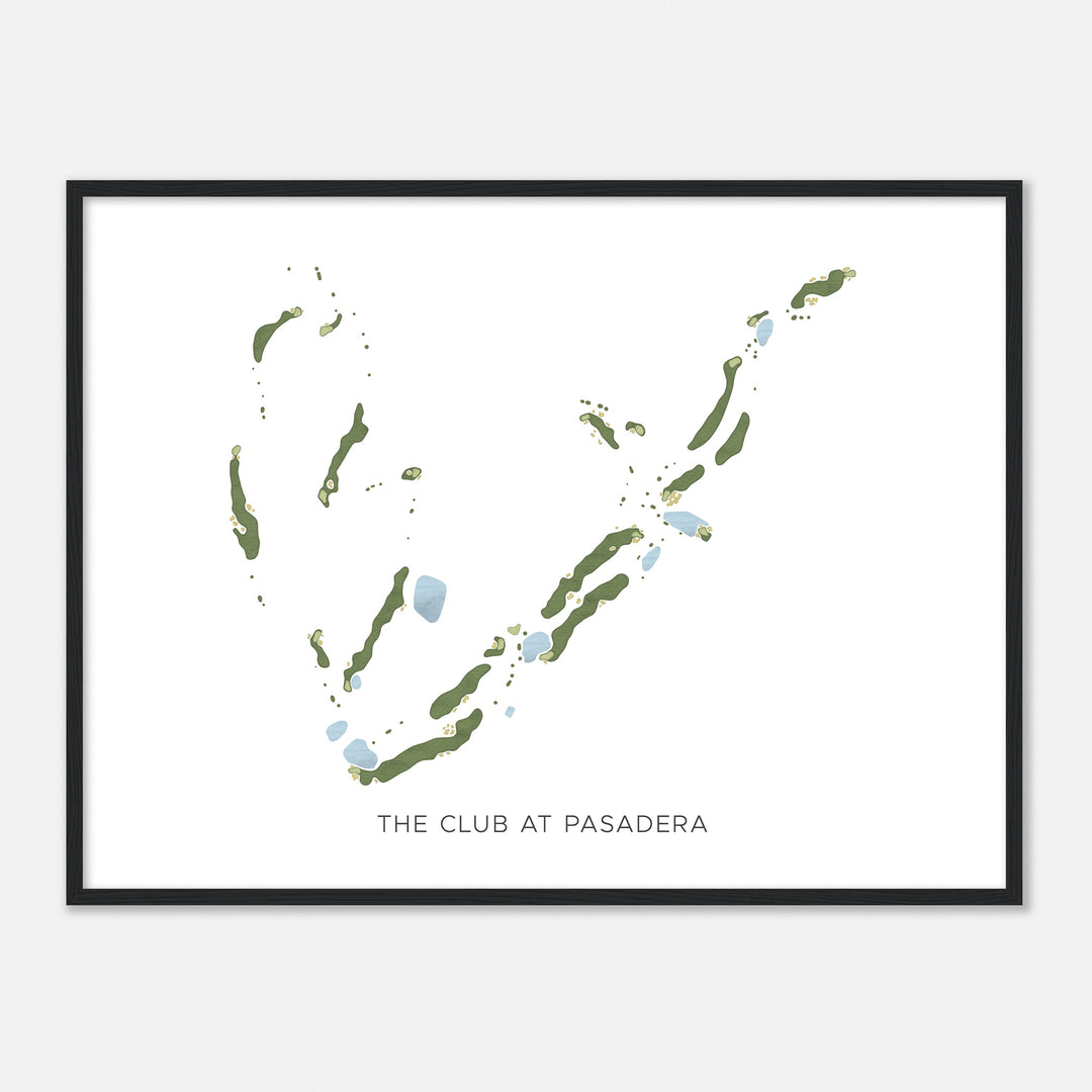 Print of The Club At Pasadera Modern Map