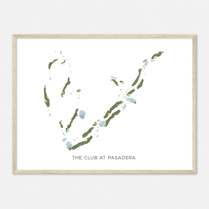 Print of The Club At Pasadera Modern Map