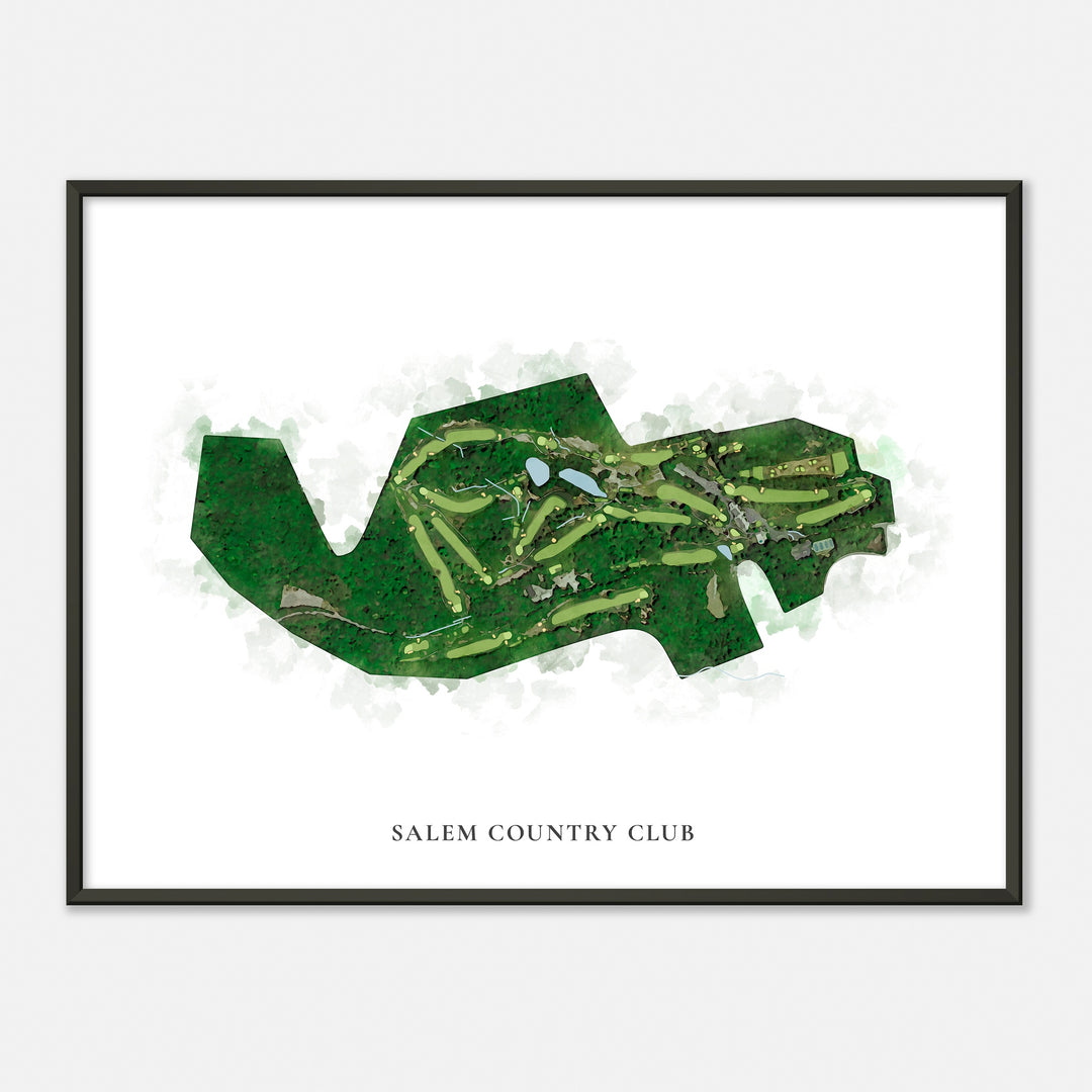 Print of Salem Country Club Classic Map