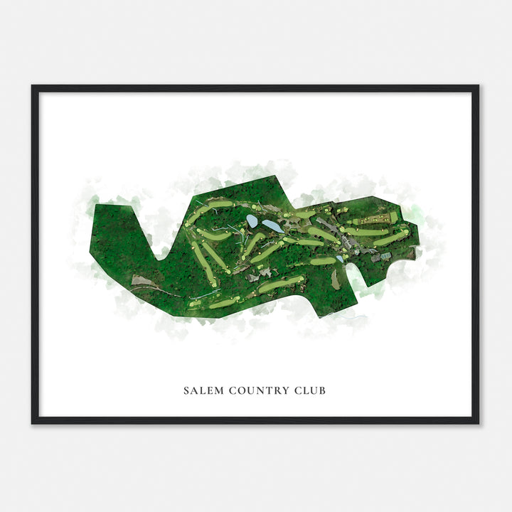 Print of Salem Country Club Classic Map
