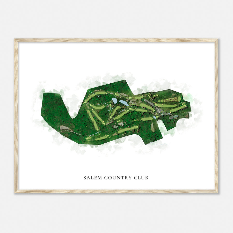 Print of Salem Country Club Classic Map