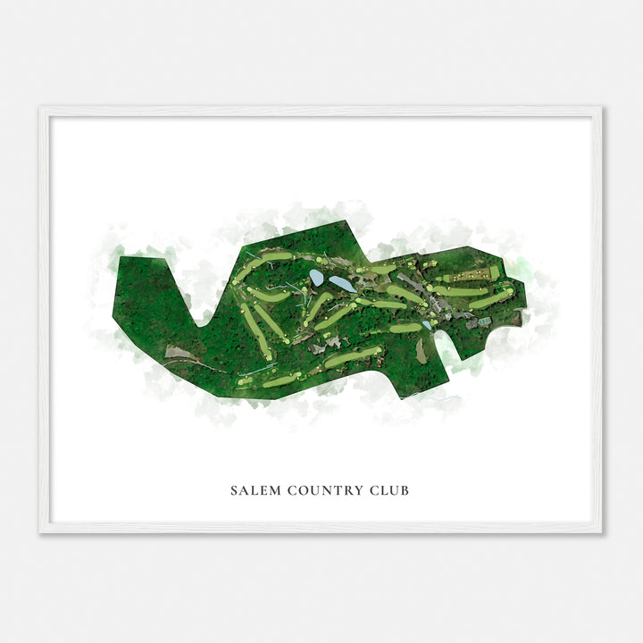 Print of Salem Country Club Classic Map