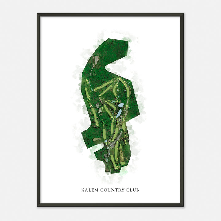 Print of Salem Country Club Classic Map