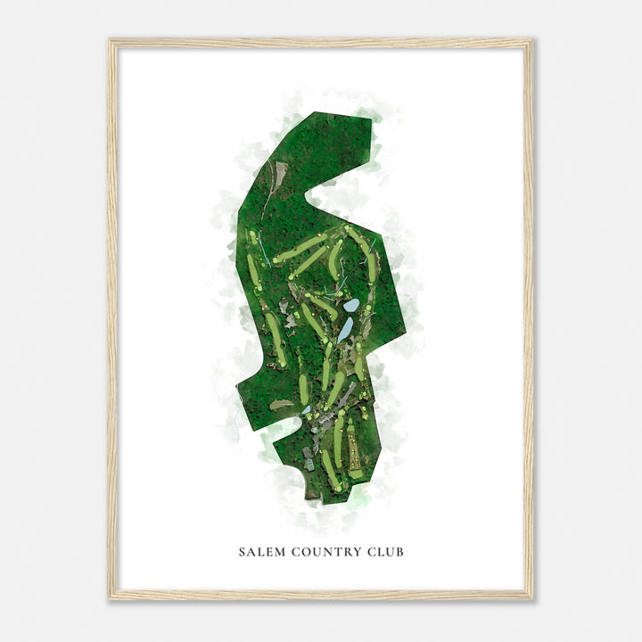Print of Salem Country Club Classic Map