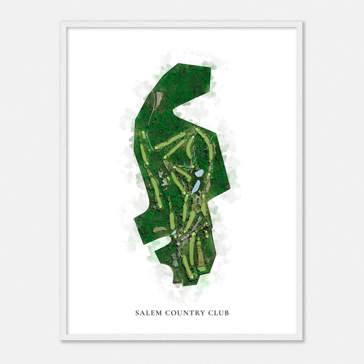 Print of Salem Country Club Classic Map