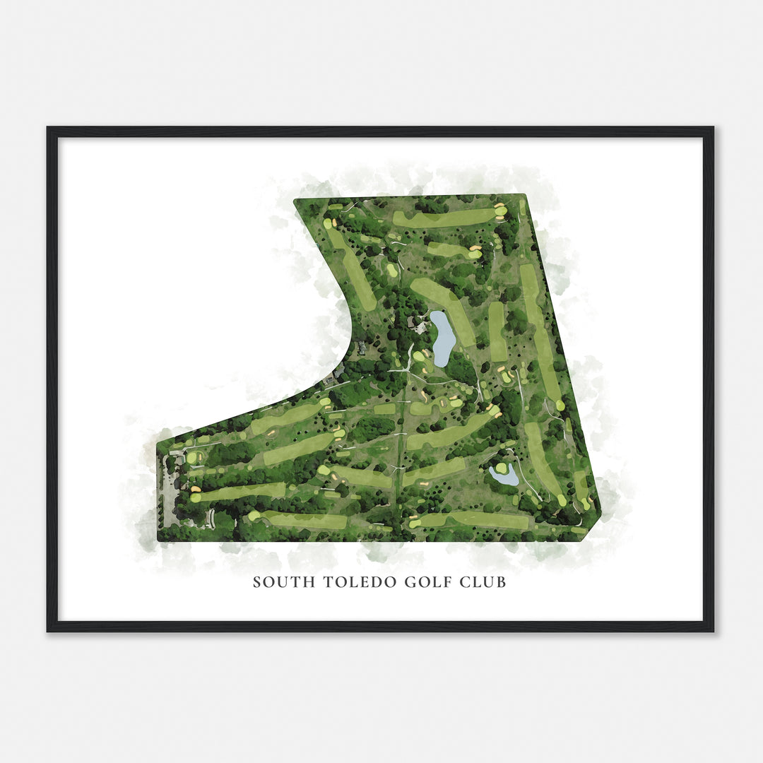 Print of South Toledo Golf Club Classic Map