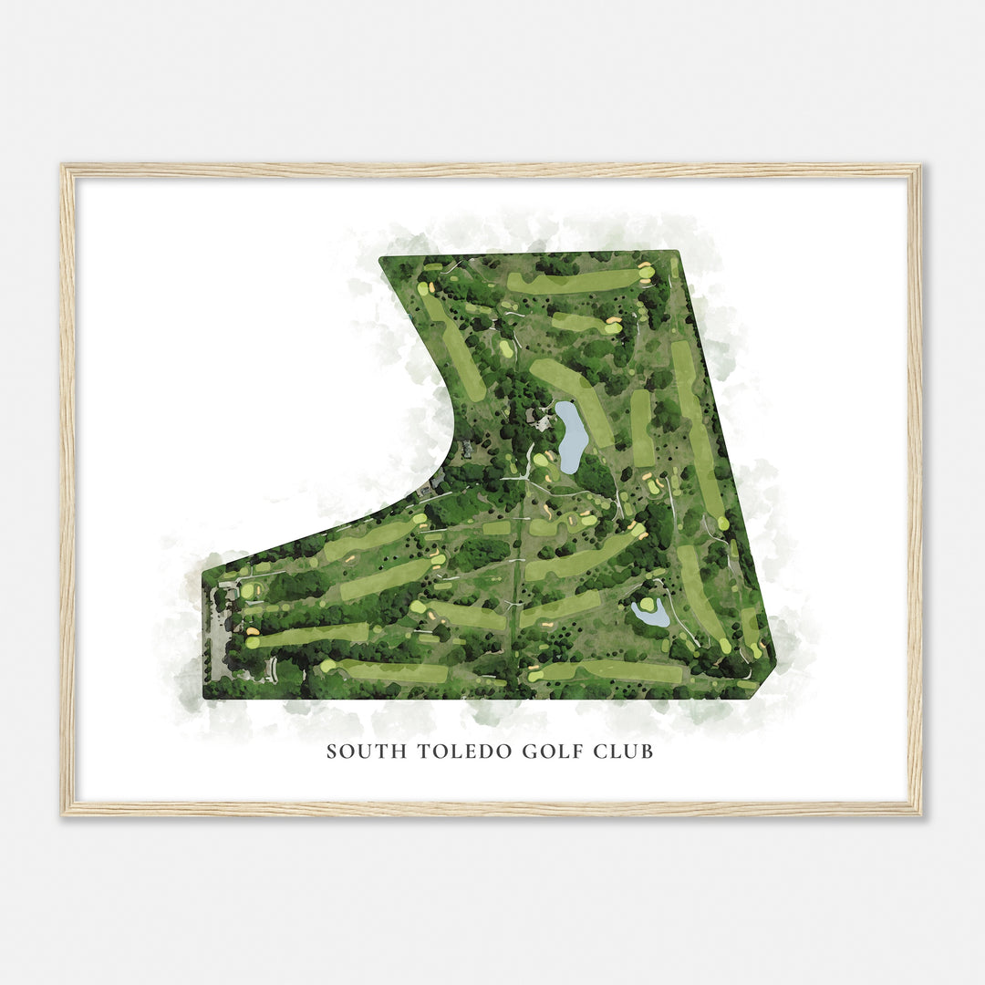 Print of South Toledo Golf Club Classic Map