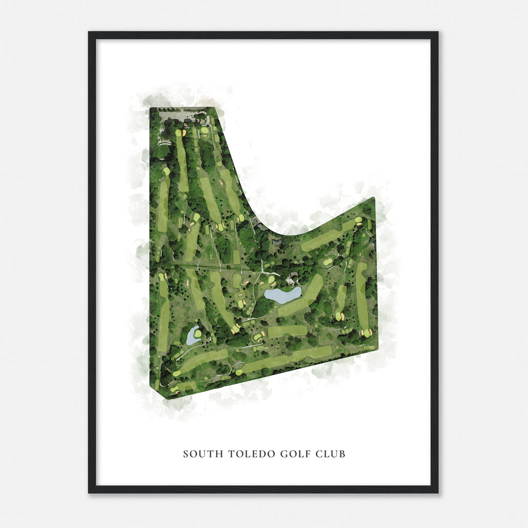 Print of South Toledo Golf Club Classic Map
