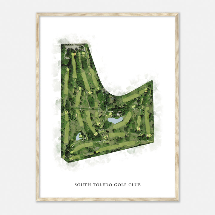 Print of South Toledo Golf Club Classic Map