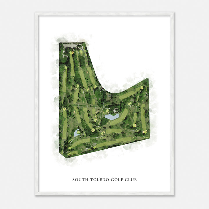 Print of South Toledo Golf Club Classic Map
