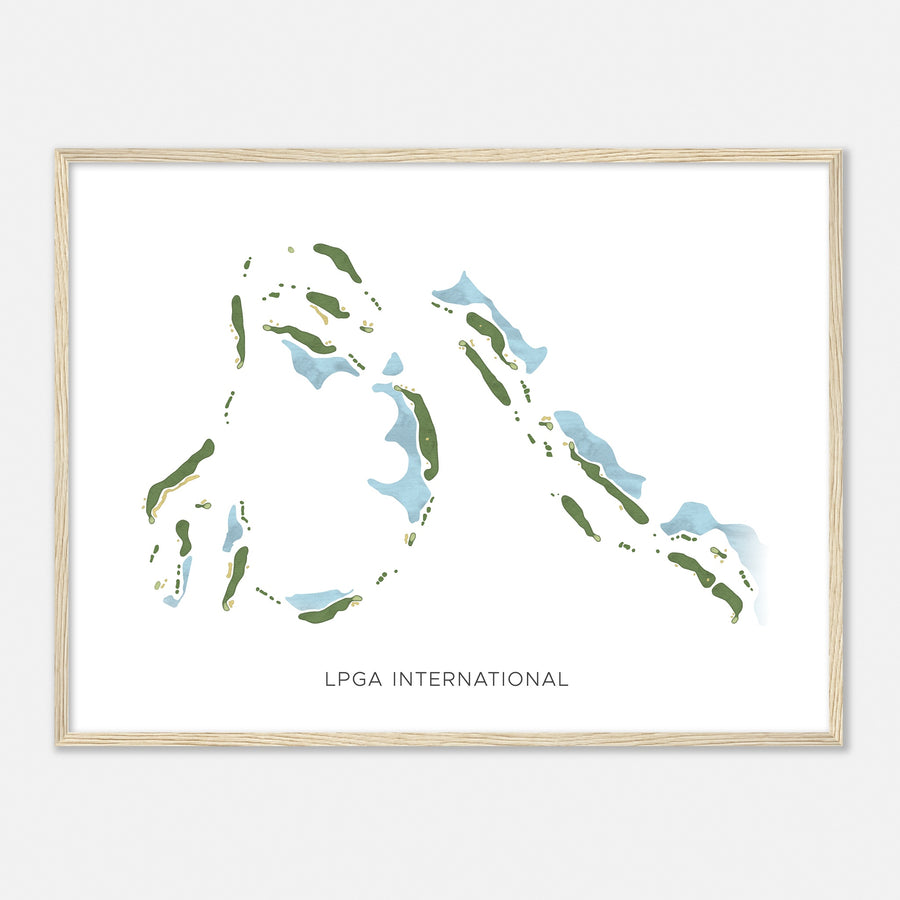 Print of Lpga International Modern Map