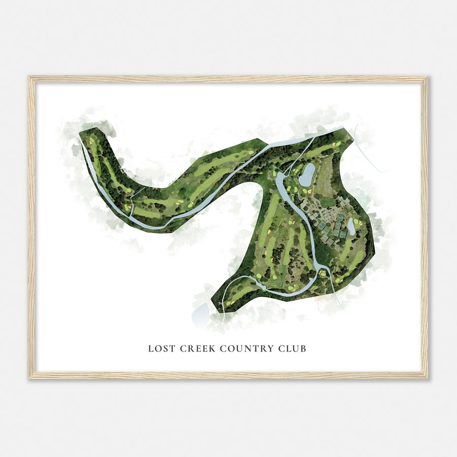 Print of Lost Creek Country Club Classic Map