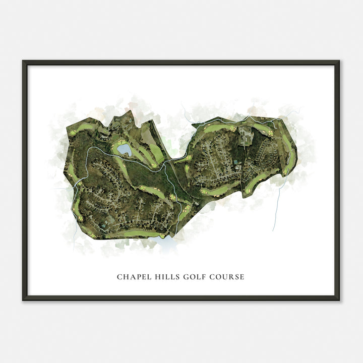 Print of Chapel Hills Golf Course Classic Map