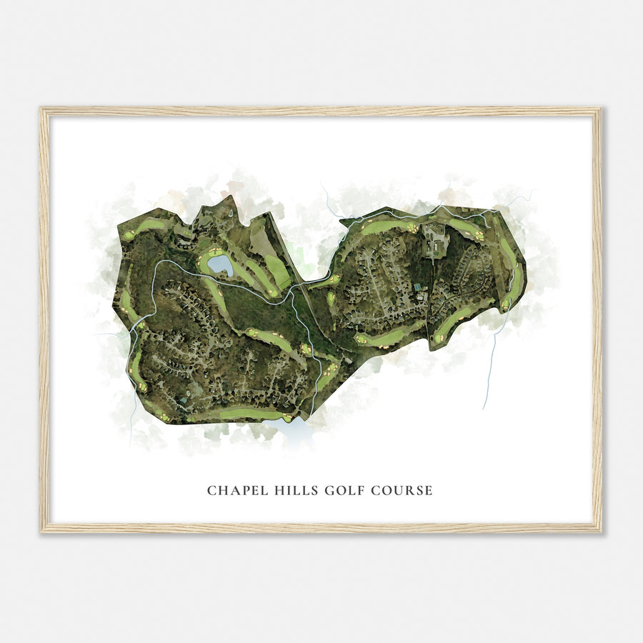 Print of Chapel Hills Golf Course Classic Map