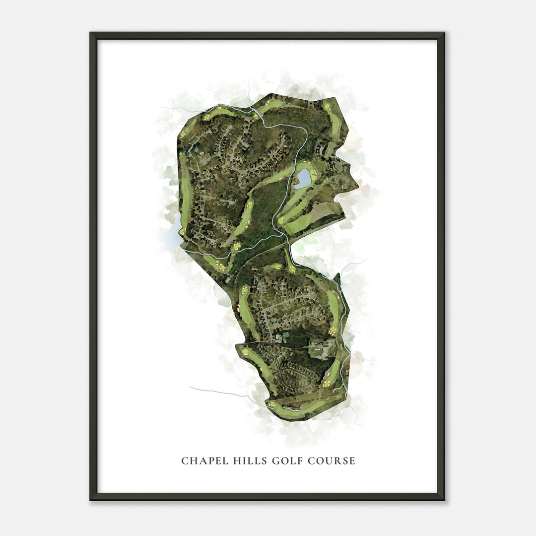 Print of Chapel Hills Golf Course Classic Map