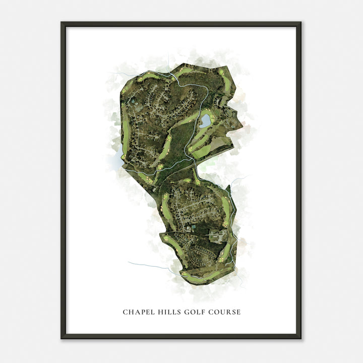 Print of Chapel Hills Golf Course Classic Map
