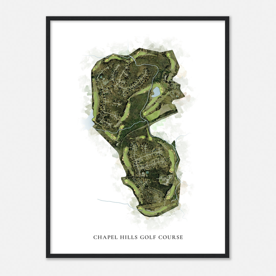 Print of Chapel Hills Golf Course Classic Map
