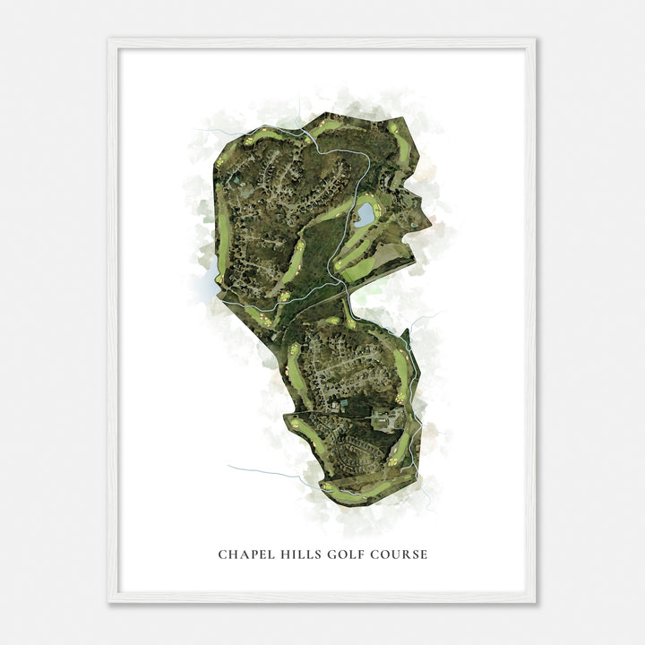 Print of Chapel Hills Golf Course Classic Map