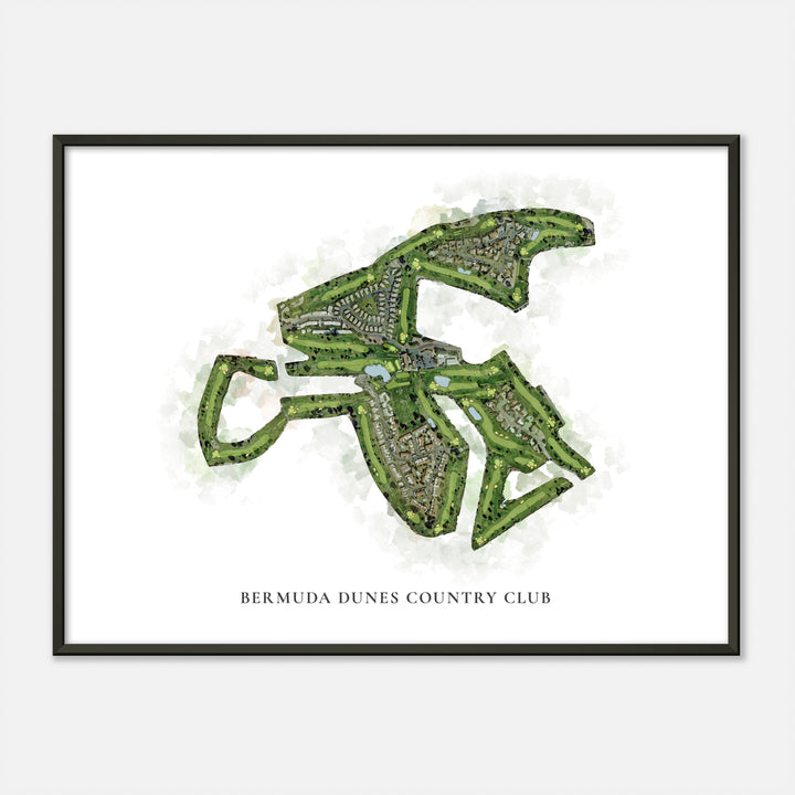 Print of Bermuda Dunes Country Club Classic Map