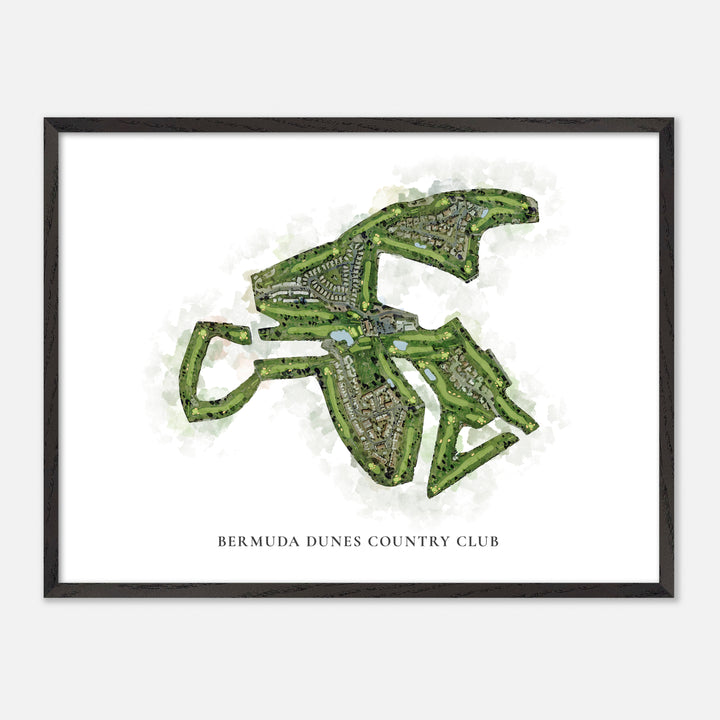 Print of Bermuda Dunes Country Club Classic Map