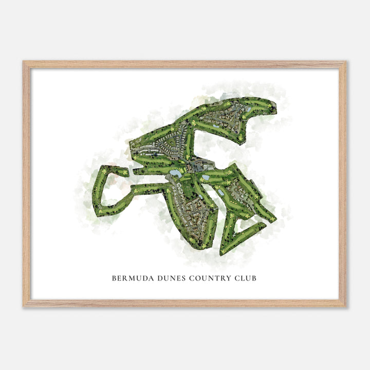 Print of Bermuda Dunes Country Club Classic Map