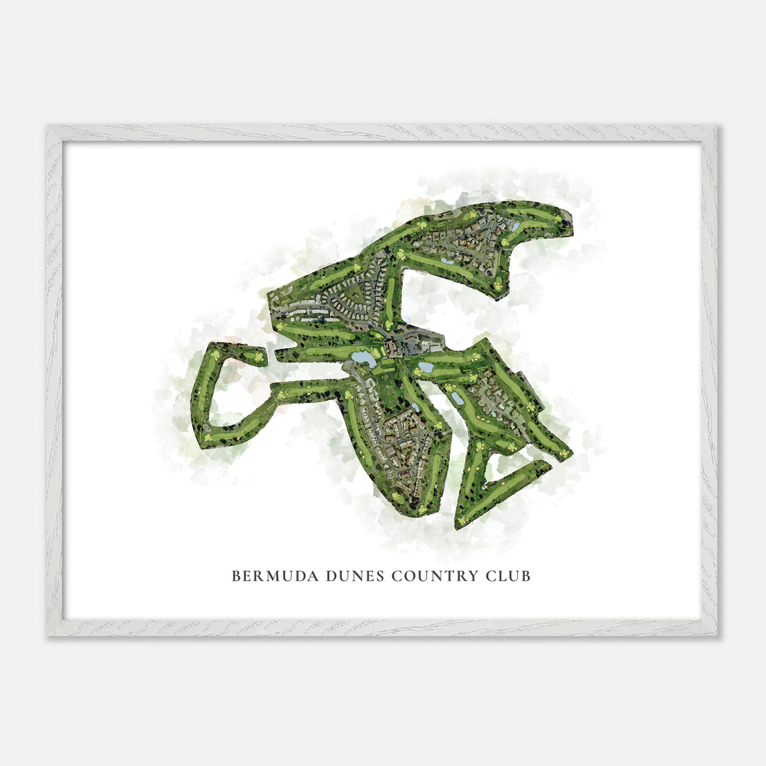 Print of Bermuda Dunes Country Club Classic Map