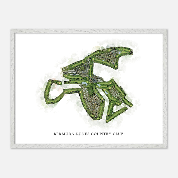 Print of Bermuda Dunes Country Club Classic Map
