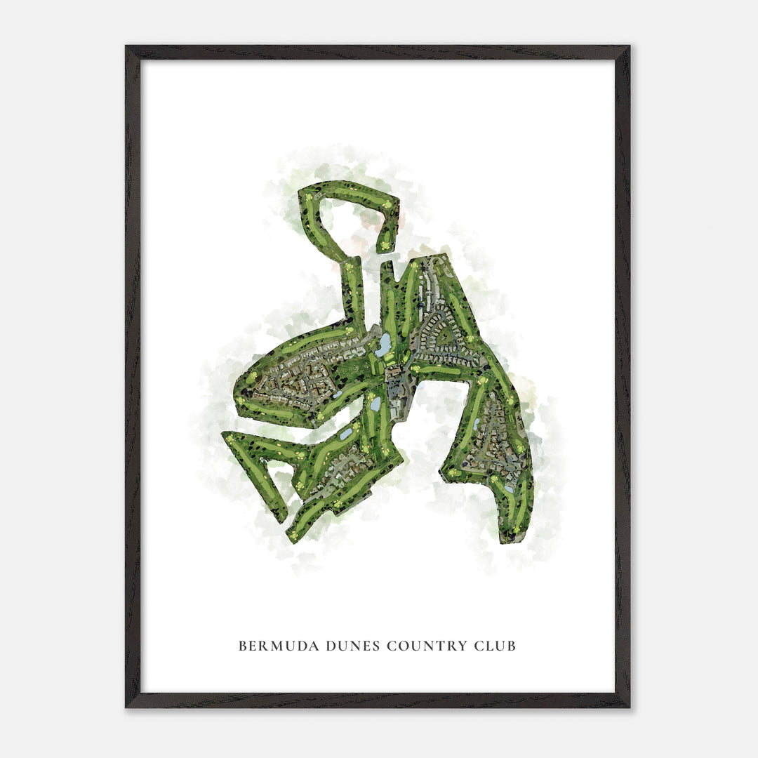 Print of Bermuda Dunes Country Club Classic Map
