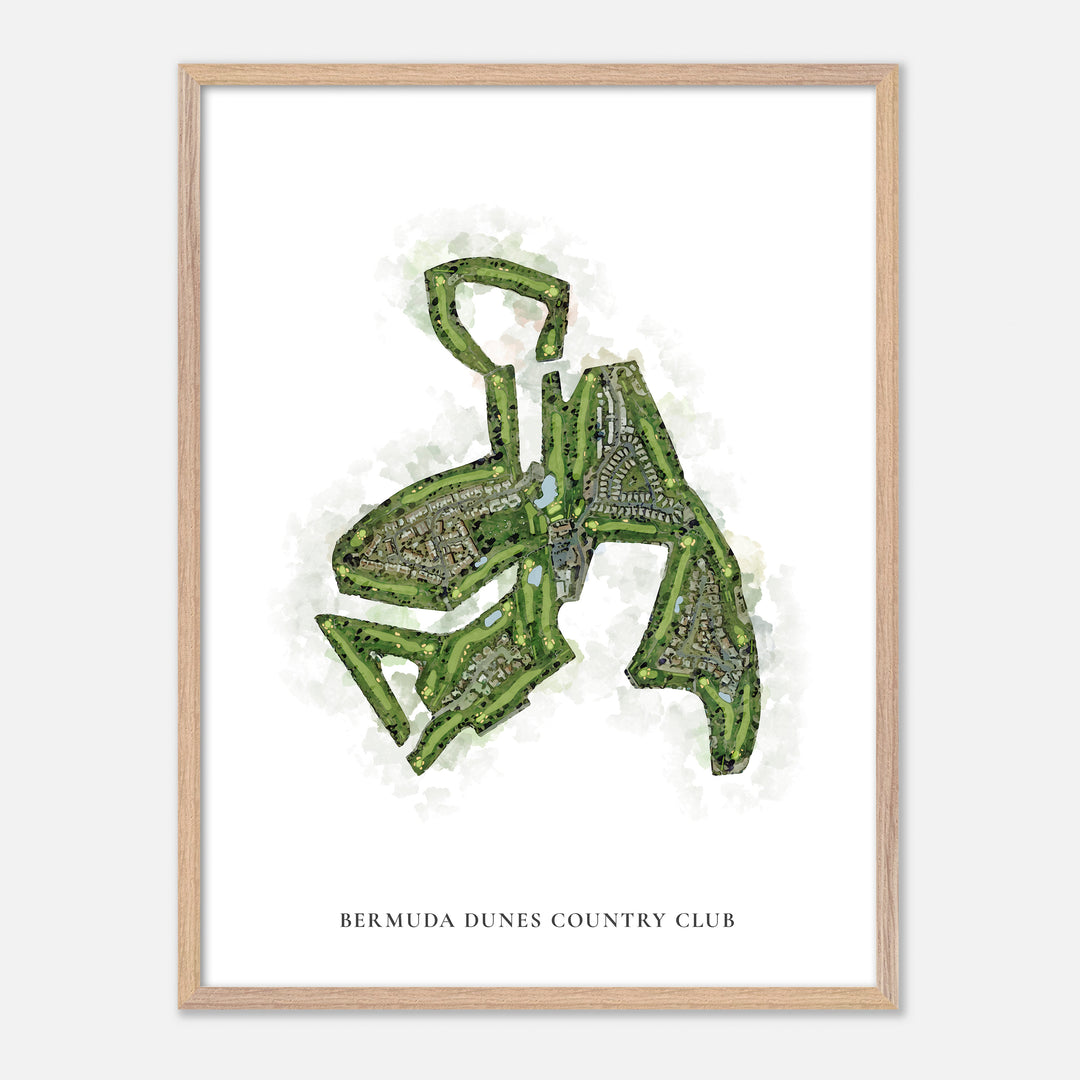 Print of Bermuda Dunes Country Club Classic Map