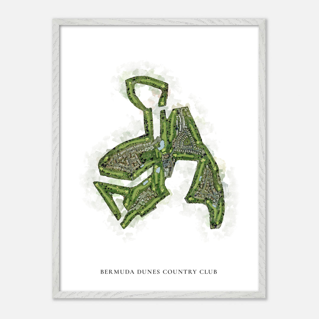 Print of Bermuda Dunes Country Club Classic Map