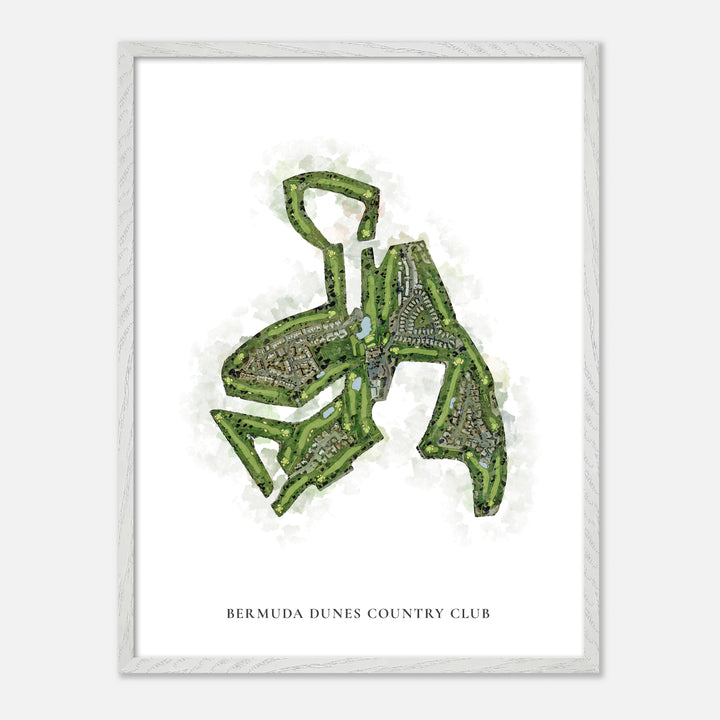 Print of Bermuda Dunes Country Club Classic Map