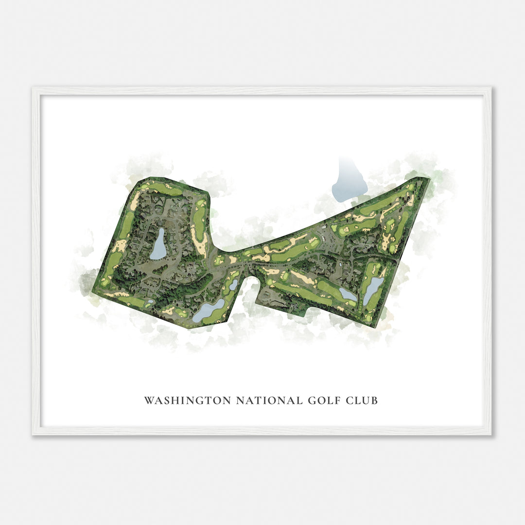 Print of Washington National Golf Club Classic Map