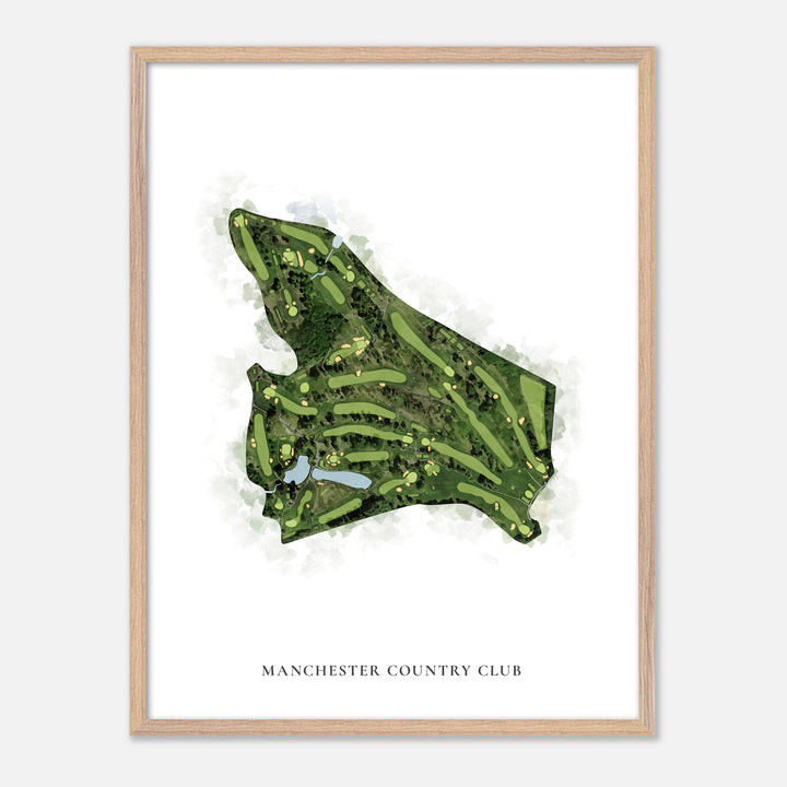 Print of Manchester Country Club Classic Map