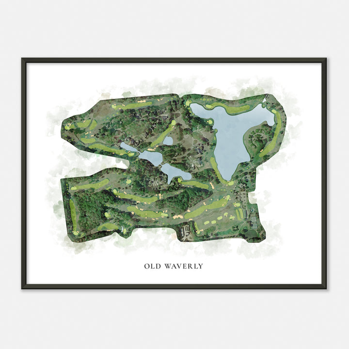 Print of Old Waverly Classic Map
