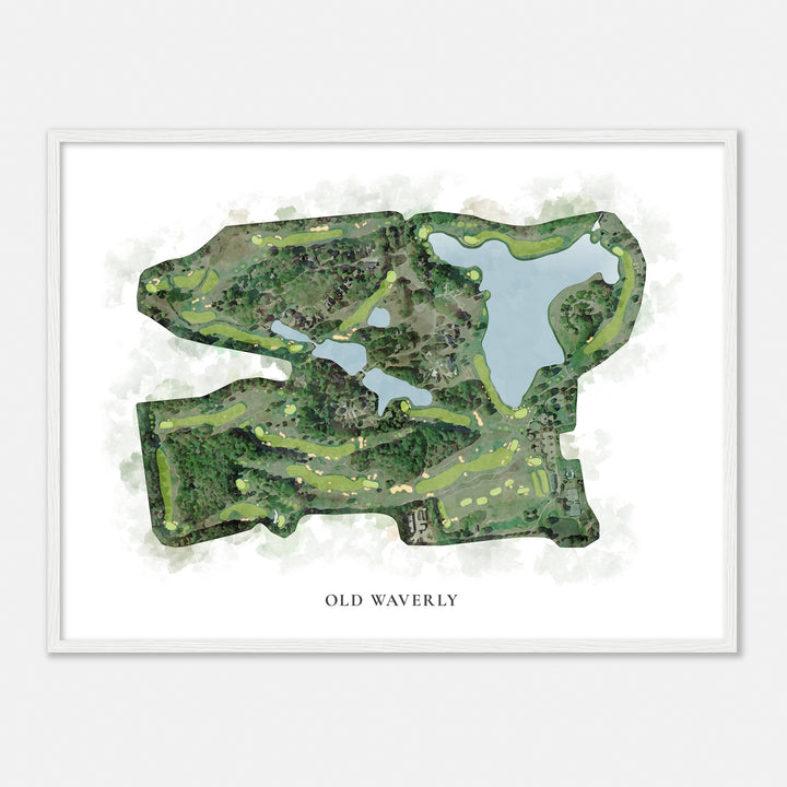 Print of Old Waverly Classic Map