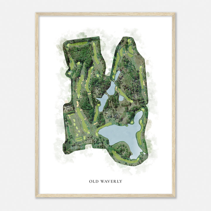 Print of Old Waverly Classic Map