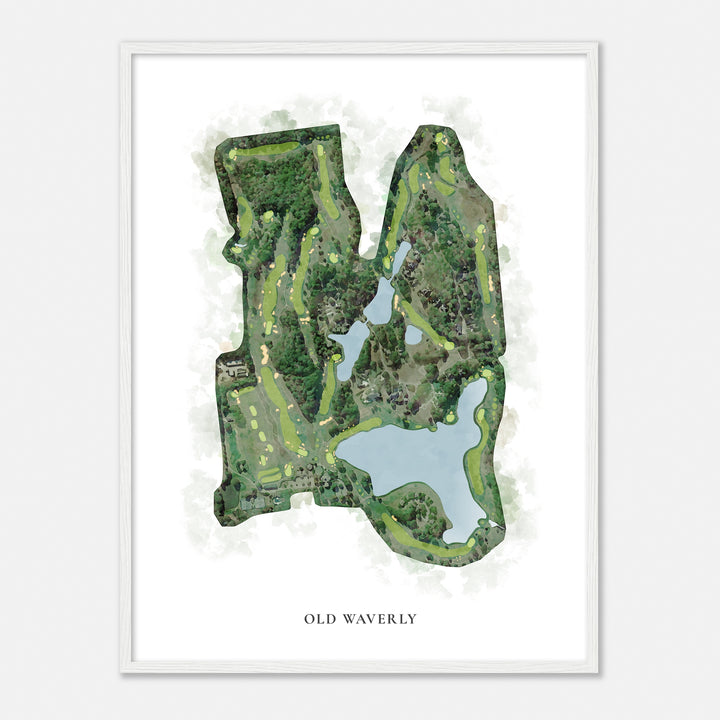 Print of Old Waverly Classic Map