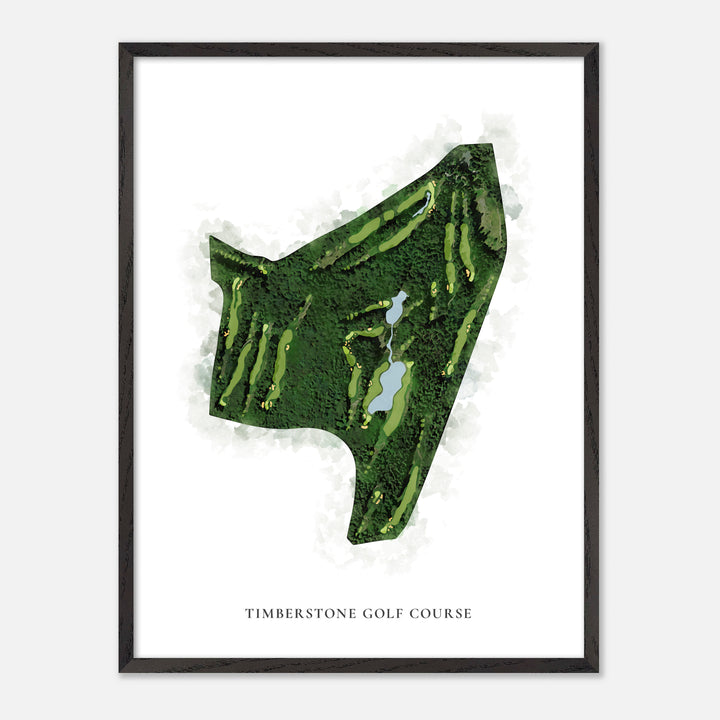Print of Timberstone Golf Course Classic Map