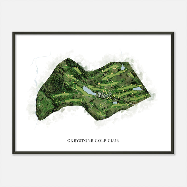 Print of Greystone Golf Club Classic Map
