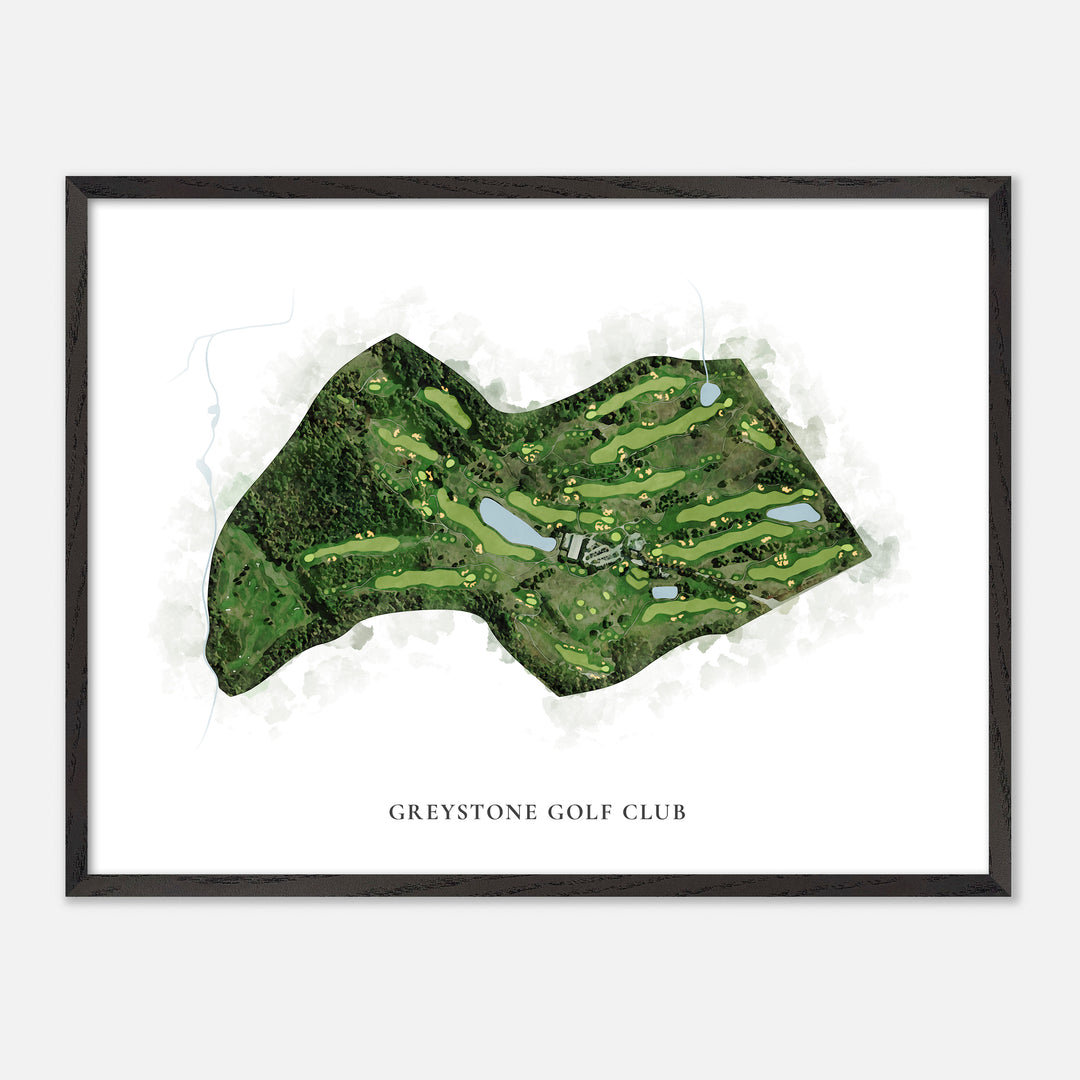Print of Greystone Golf Club Classic Map
