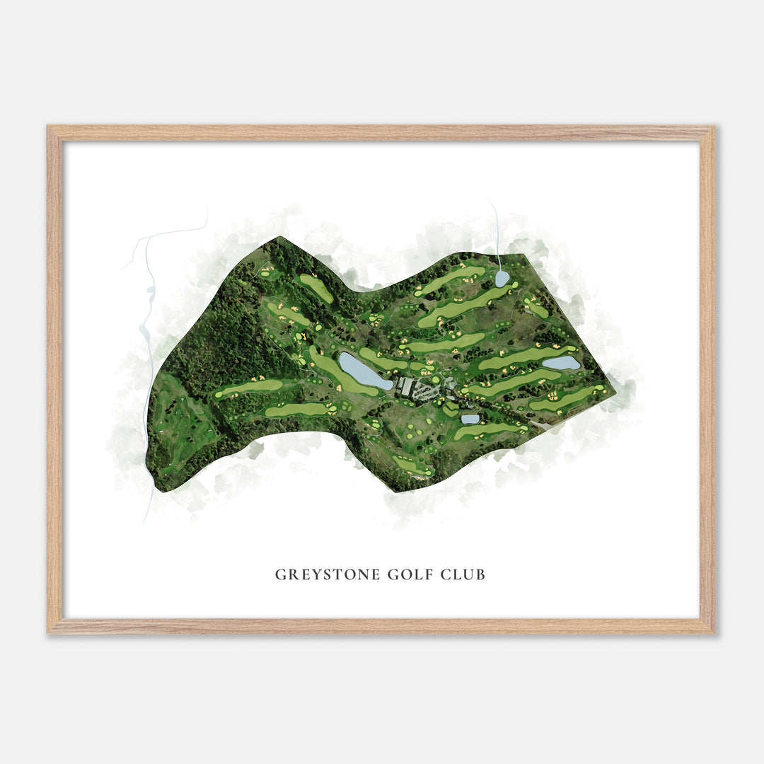 Print of Greystone Golf Club Classic Map