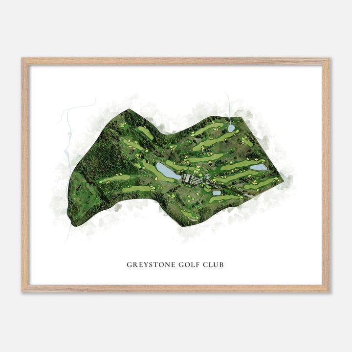 Print of Greystone Golf Club Classic Map