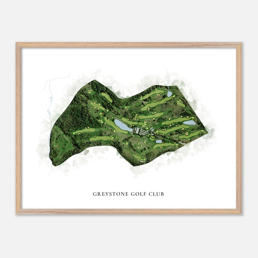 Print of Greystone Golf Club Classic Map