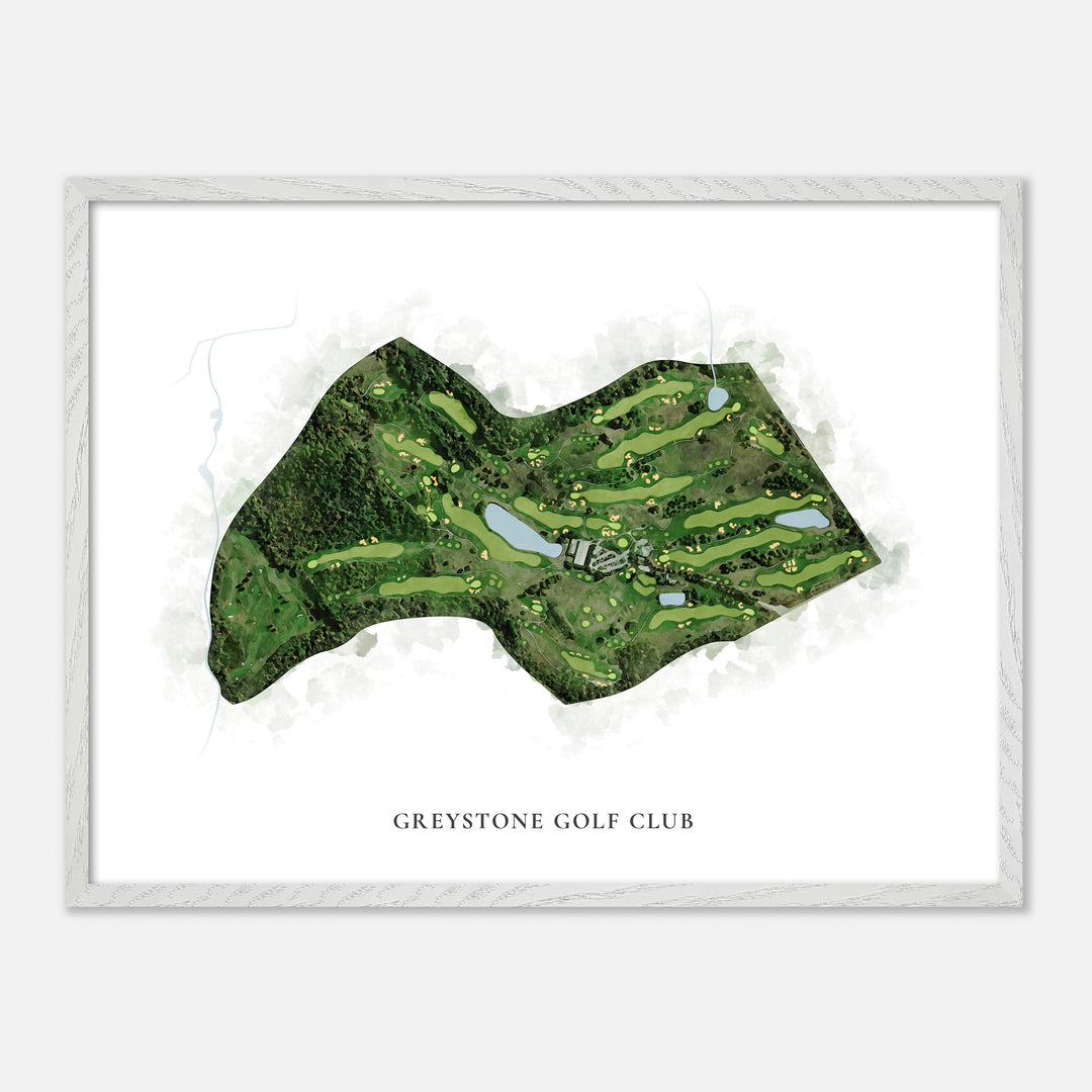 Print of Greystone Golf Club Classic Map