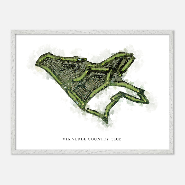 Print of Via Verde Country Club Classic Map