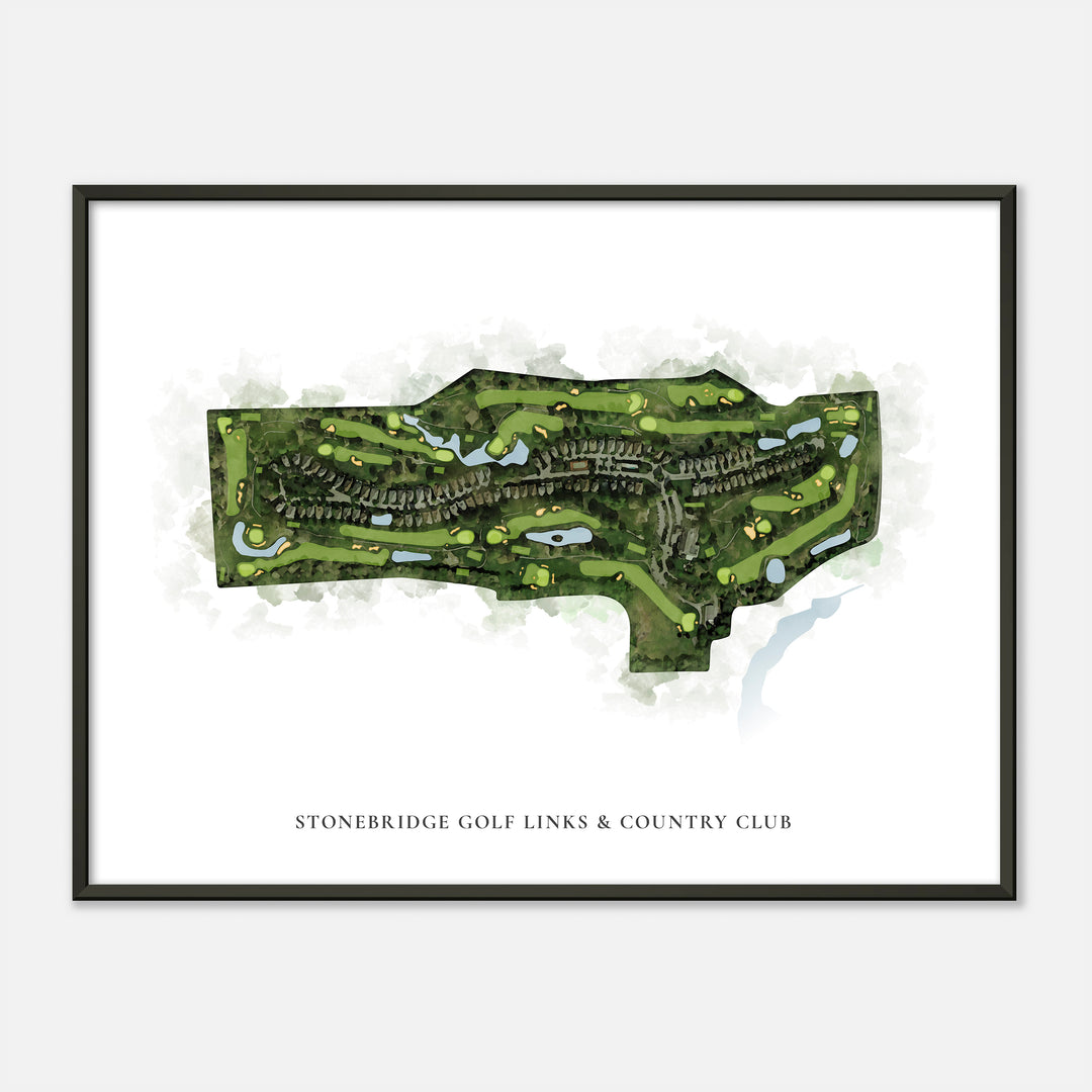 Print of Stonebridge Golf Links & Country Club Classic Map